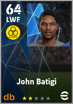 John Batigi eFootball player card