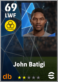 John Batigi eFootball player card