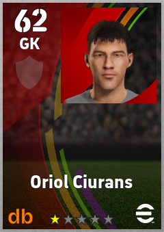 Oriol Ciurans eFootball player card