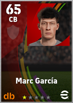 Marc García eFootball player card