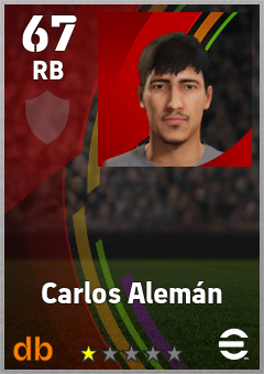 Carlos Alemán eFootball player card