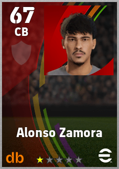 Alonso Zamora eFootball player card