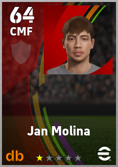 Jan Molina eFootball player card