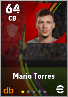 Mario Torres eFootball player card