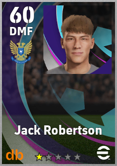 Jack Robertson eFootball player card
