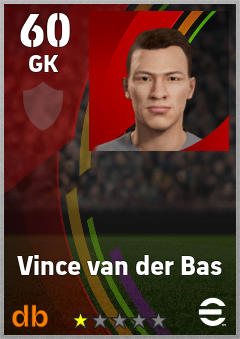 Vince van der Bas — GK, OVR 60, MAX 60