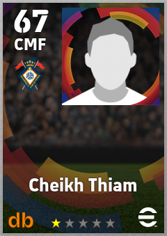 Cheikh Thiam — CMF, OVR 67, MAX 67