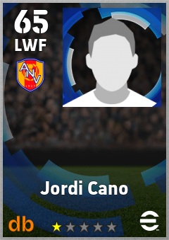 Jordi Cano — LWF, OVR 65, MAX 65