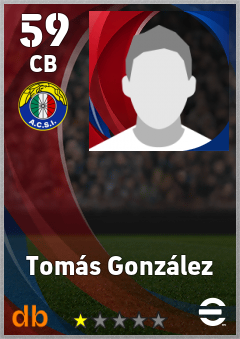 Tomás González — CB, OVR 59, MAX 59