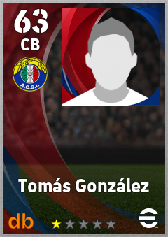 Tomás González — CB, OVR 63, MAX 63
