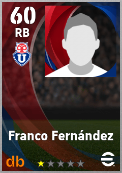Franco Fernández — RB, OVR 60, MAX 60