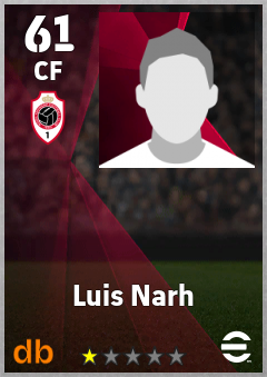 Luis Narh — CF, OVR 61, MAX 61