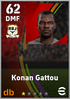 Konan Gattou eFootball player card