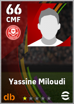 Yassine Miloudi eFootball player card