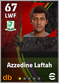 Azzedine Laftah — LWF, OVR 67, MAX 67
