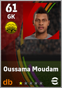 Oussama Moudam — GK, OVR 61, MAX 61