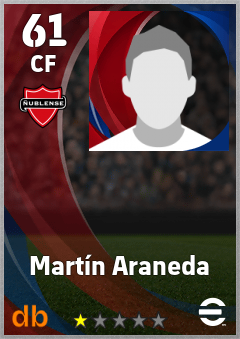 Martín Araneda — CF, OVR 61, MAX 61