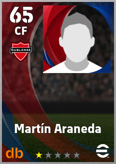 Martín Araneda — CF, OVR 65, MAX 65