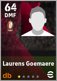Laurens Goemaere — DMF, OVR 64, MAX 64