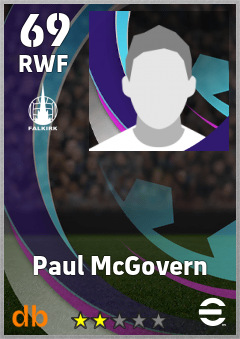 Paul McGovern — RWF, OVR 69, MAX 69