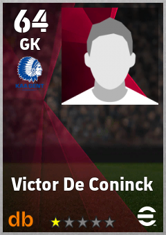 Victor De Coninck — GK, OVR 64, MAX 64
