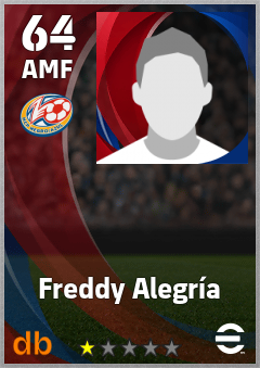Freddy Alegría — AMF, OVR 64, MAX 64