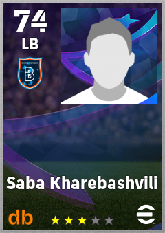 Saba Kharebashvili eFootball player card