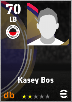 Kasey Bos — LB, OVR 70, MAX 70