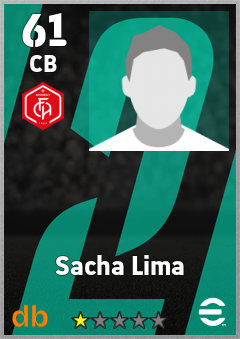 Sacha Lima — CB, OVR 61, MAX 61