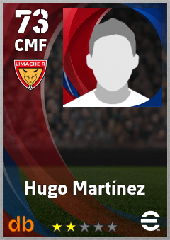 Hugo Martínez — CMF, OVR 73, MAX 73