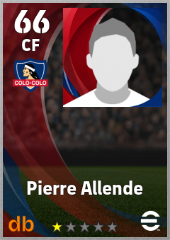 Pierre Allende — CF, OVR 66, MAX 66