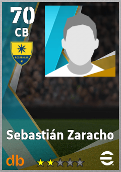 Sebastián Zaracho — CB, OVR 70, MAX 70