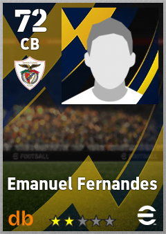 Emanuel Fernandes — CB, OVR 72, MAX 72