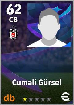 Cumali Gürsel — CB, OVR 62, MAX 62