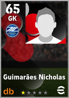 Guimarães Nicholas — GK, OVR 65, MAX 65
