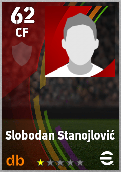 Slobodan Stanojlović — CF, OVR 62, MAX 62