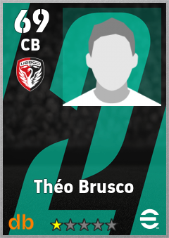 Théo Brusco — CB, OVR 69, MAX 69