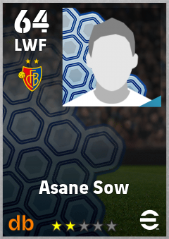 Asane Sow eFootball player card