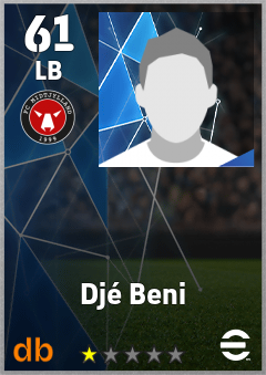 Djé Beni — LB, OVR 61, MAX 61