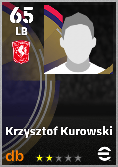 Krzysztof Kurowski — LB, OVR 65, MAX 65