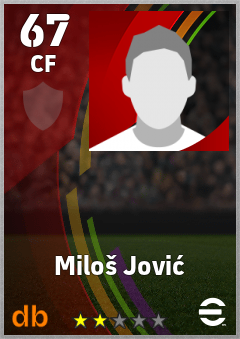 Miloš Jović eFootball player card