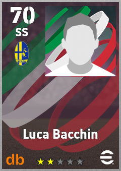 Luca Bacchin — SS, OVR 70, MAX 70