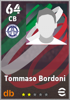 Tommaso Bordoni — CB, OVR 64, MAX 64