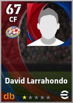 David Larrahondo — CF, OVR 67, MAX 67