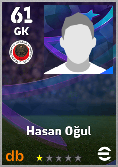 Hasan Oğul — GK, OVR 61, MAX 61