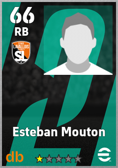 Esteban Mouton — RB, OVR 66, MAX 66