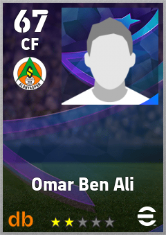Omar Ben Ali — CF, OVR 67, MAX 67