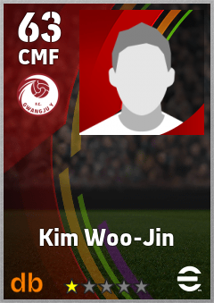 Kim Woo-Jin — CMF, OVR 63, MAX 63