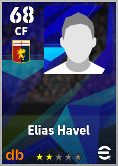 Elias Havel — CF, OVR 68, MAX 68