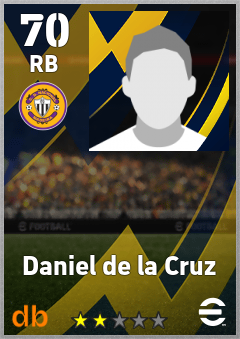 Daniel de la Cruz — RB, OVR 70, MAX 70